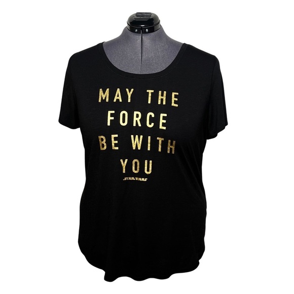 Maurices Tops - Maurices May the Force Be With You Tee (Tee 2X)
